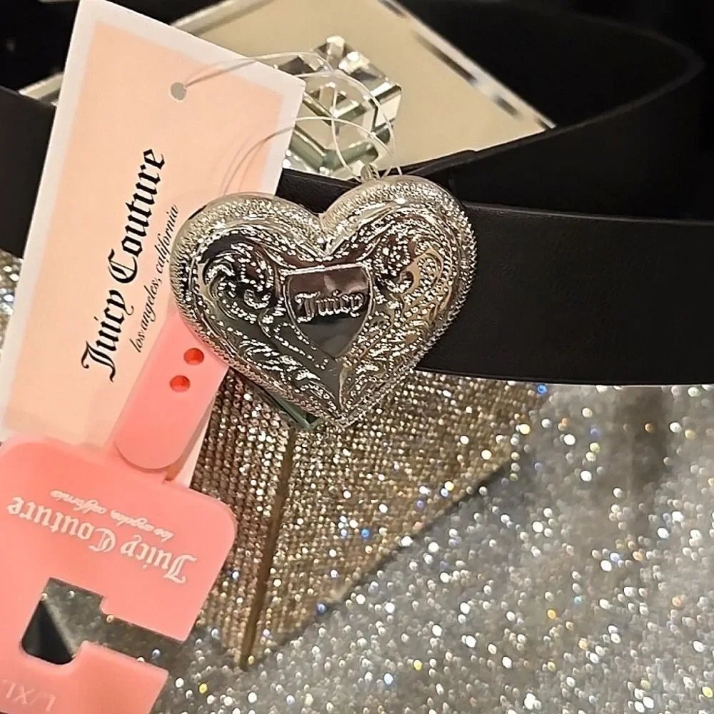 Juicy‎ Couture Logo Heart Buckle Belt